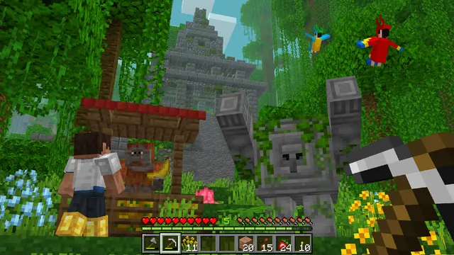 Core Craft jungle ruins